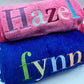 Personalized Beach Towels - MUDBUGSBTQ