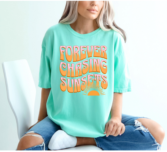 Forever Chasing Sunsets Tee