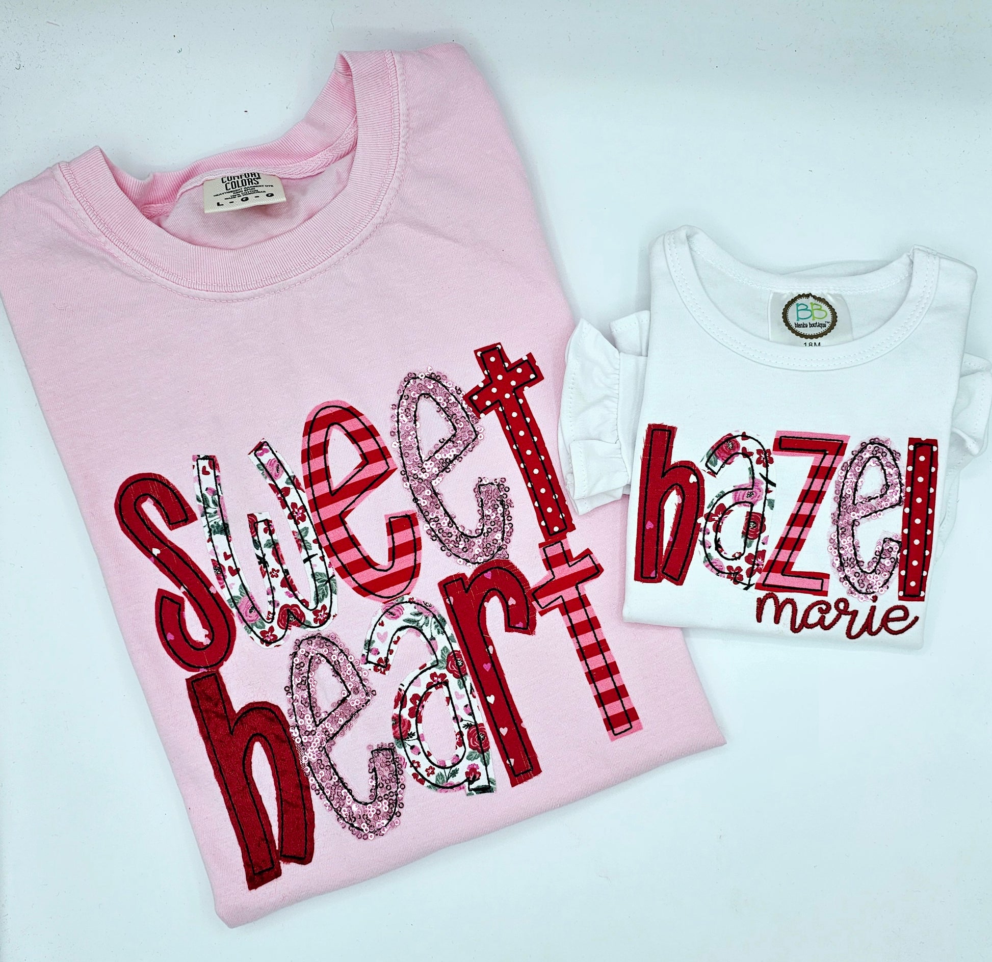 Sweetheart Applique Tee - MUDBUGSBTQ