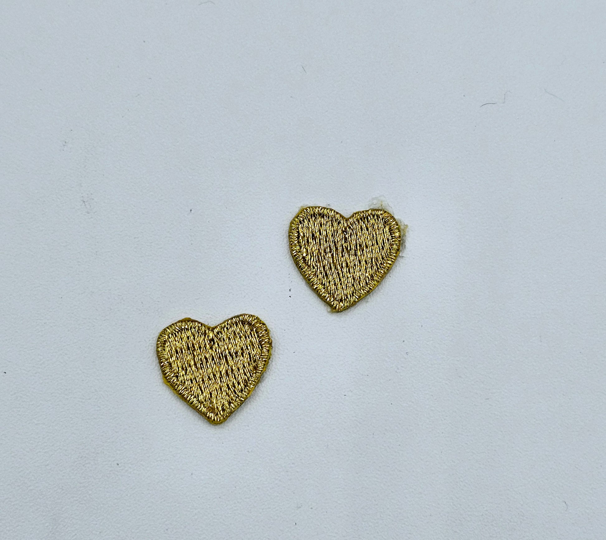 Mini Gold Heart Patch - MUDBUGSBTQ