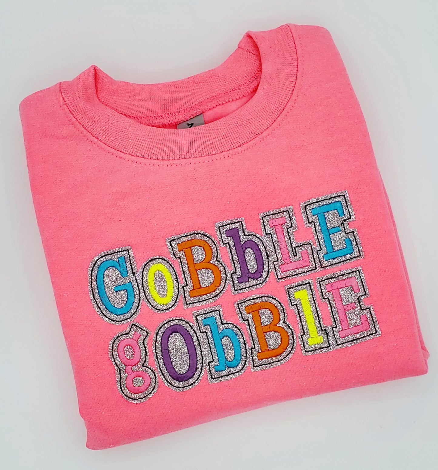 Gobble Gobble Neon Sweatshirt - MUDBUGSBTQ