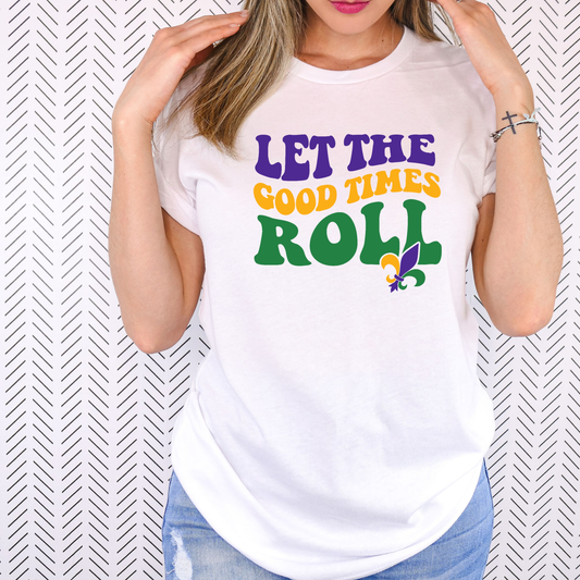 Let the Good Times Roll Tee - MUDBUGSBTQ