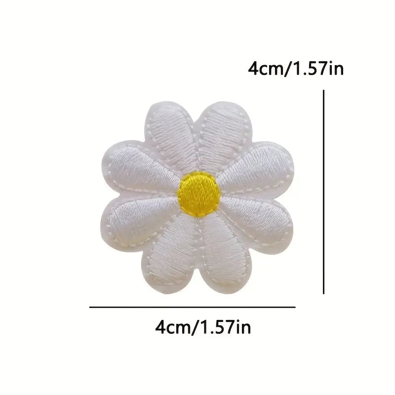 Mini White Daisy Patch - MUDBUGSBTQ