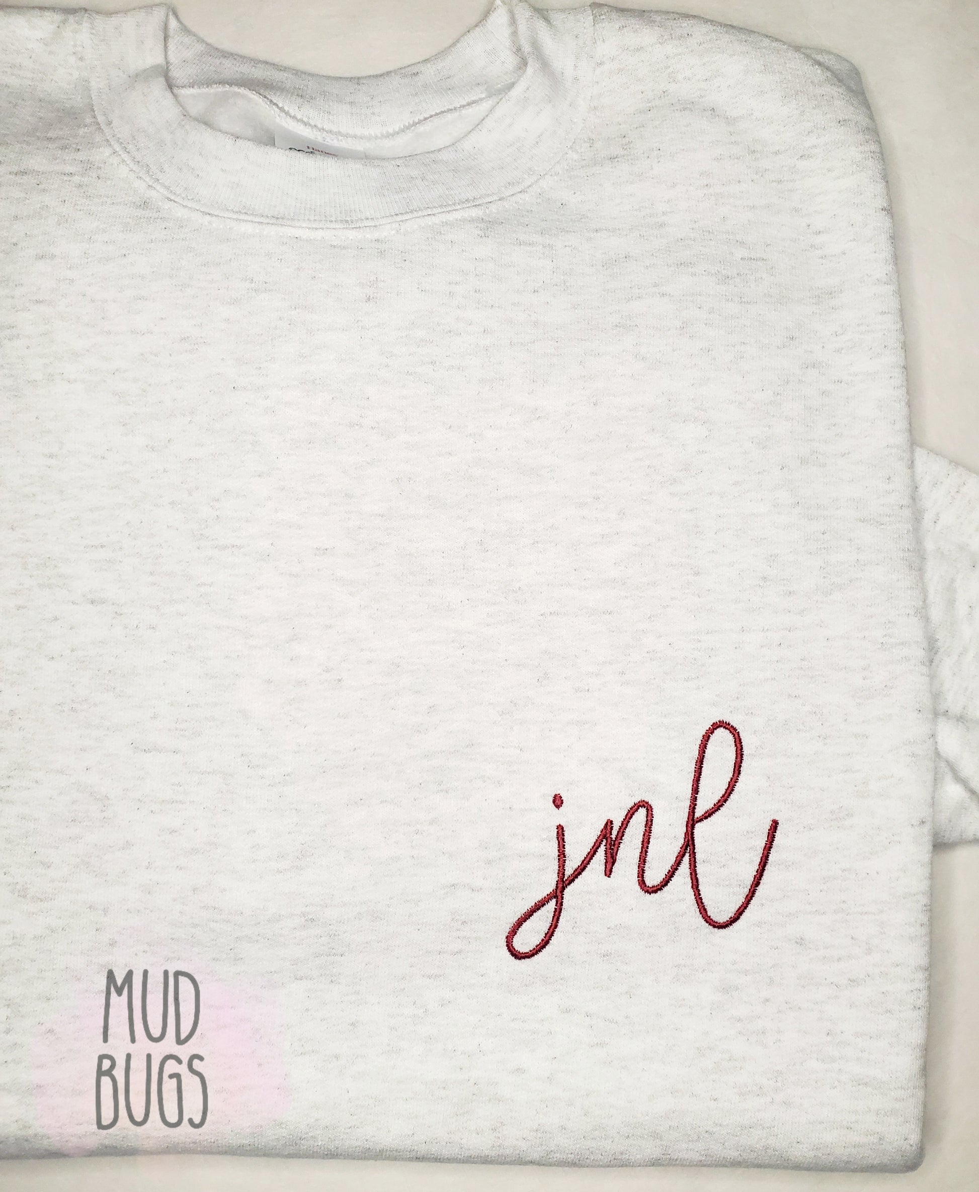 Monogram Embroidered Sweatshirt - MUDBUGSBTQ