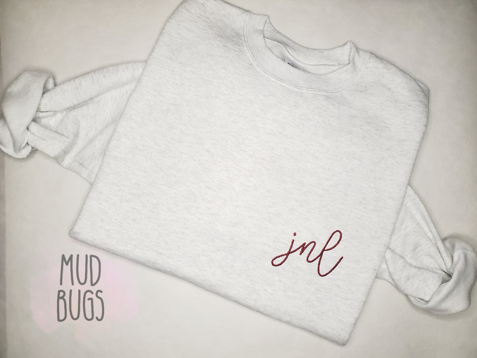 Monogram Embroidered Sweatshirt - MUDBUGSBTQ