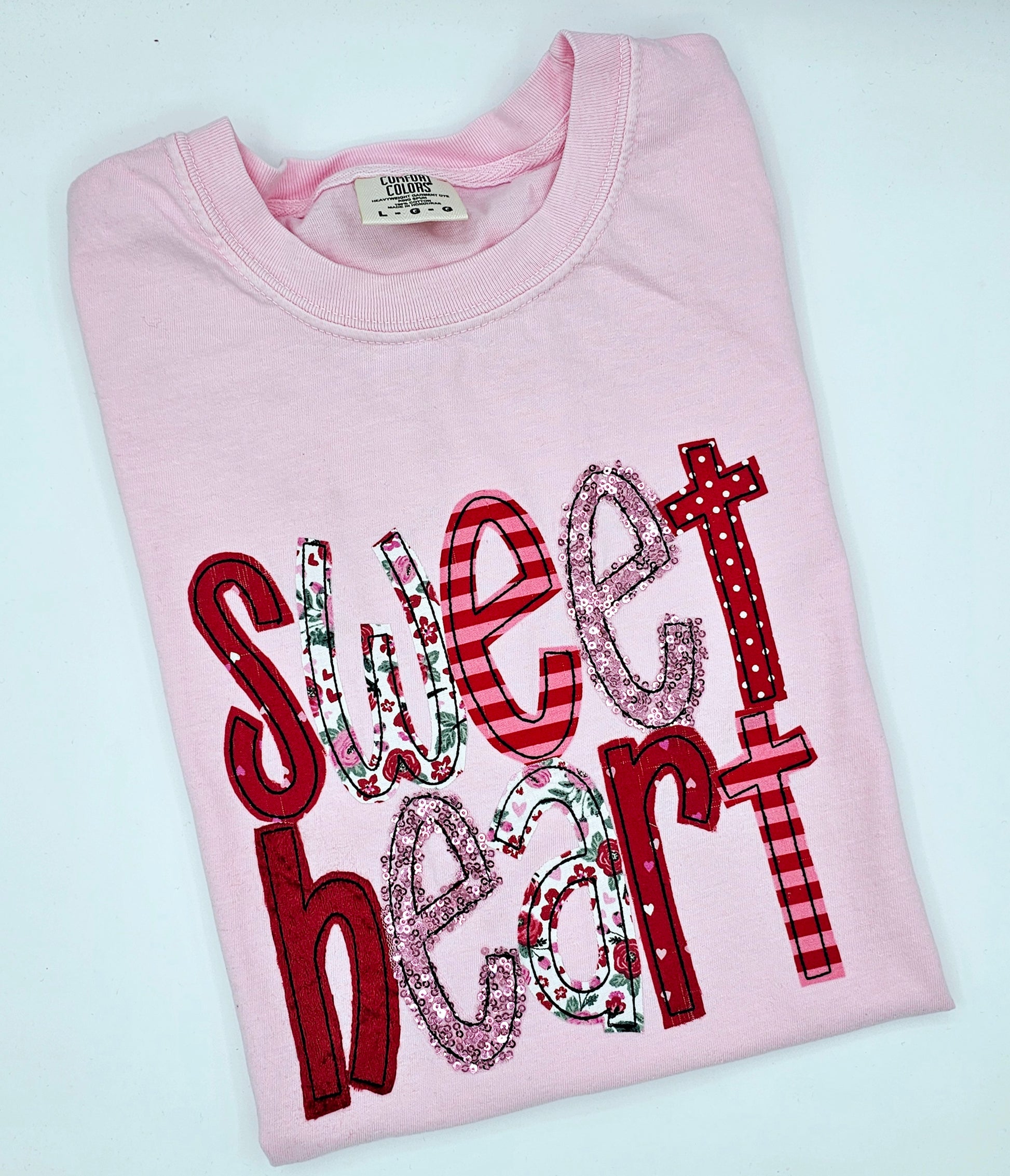 Sweetheart Applique Tee - MUDBUGSBTQ