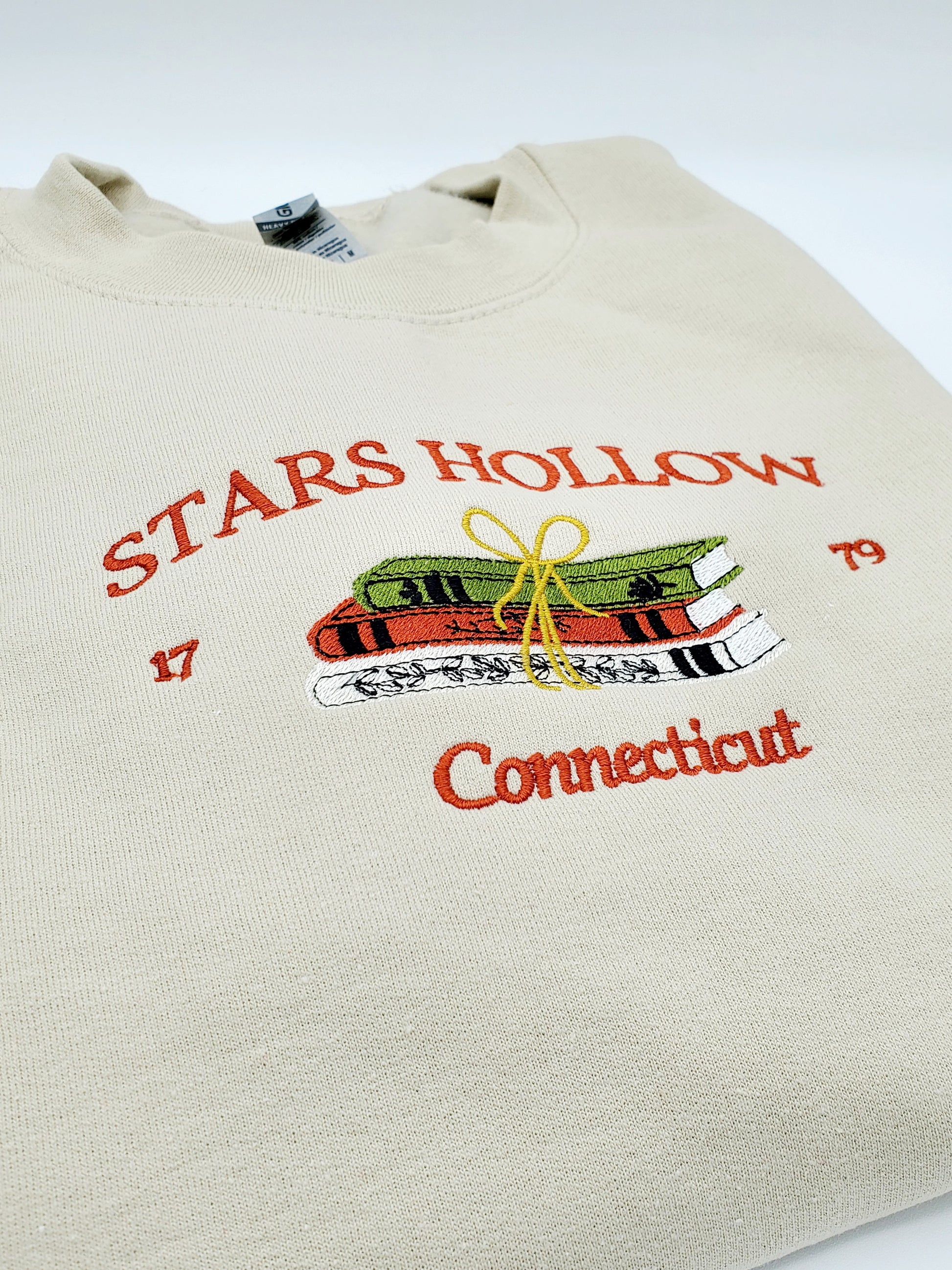 Stars Hollow (Gilmore Girls) Embroidered Sweatshirt - MUDBUGSBTQ