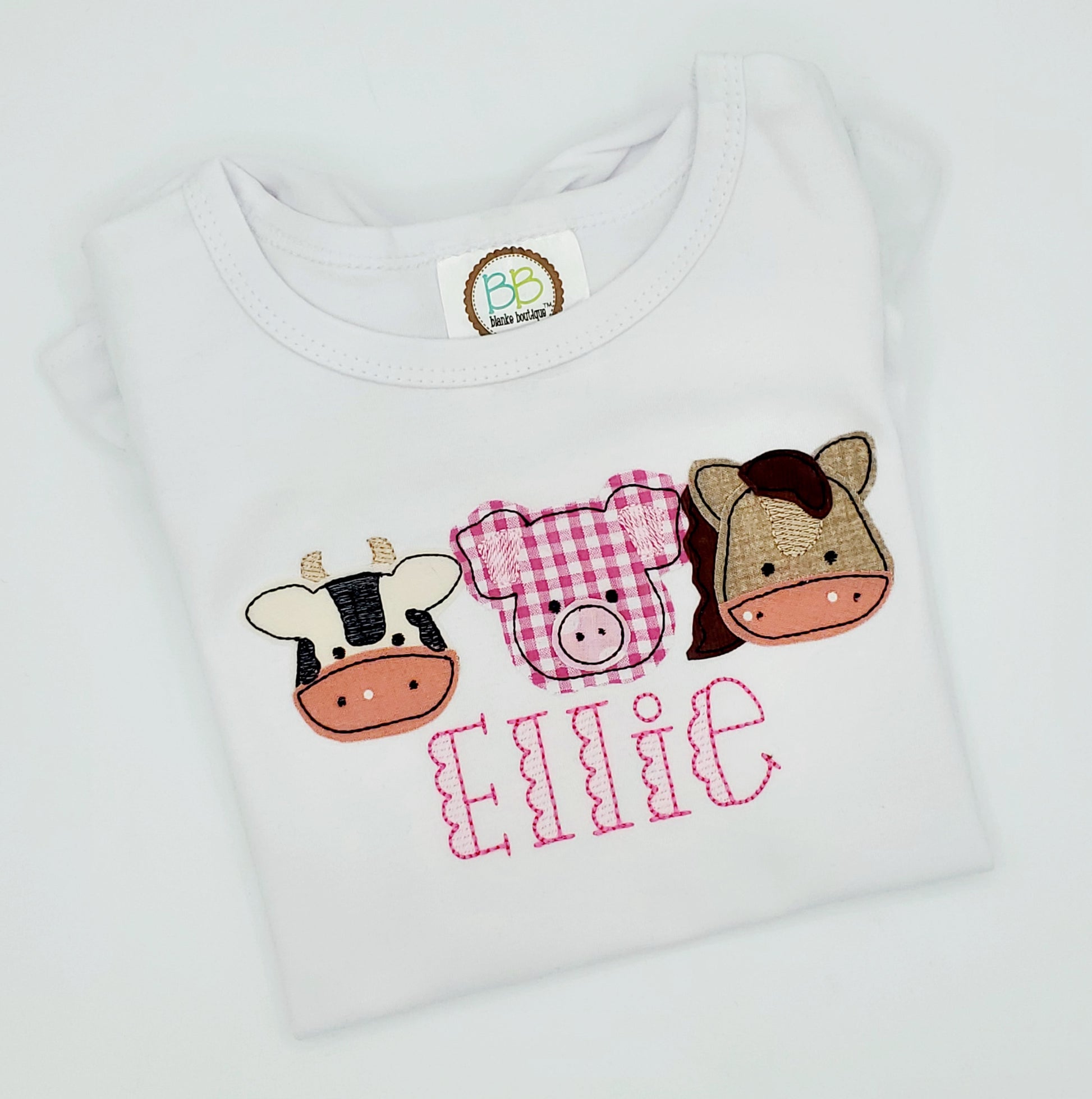 Farm Animals Applique - MUDBUGSBTQ