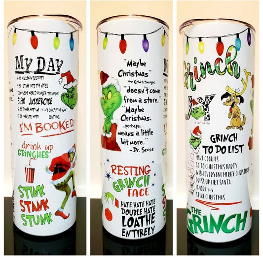 Grinch Tumblers - MUDBUGSBTQ