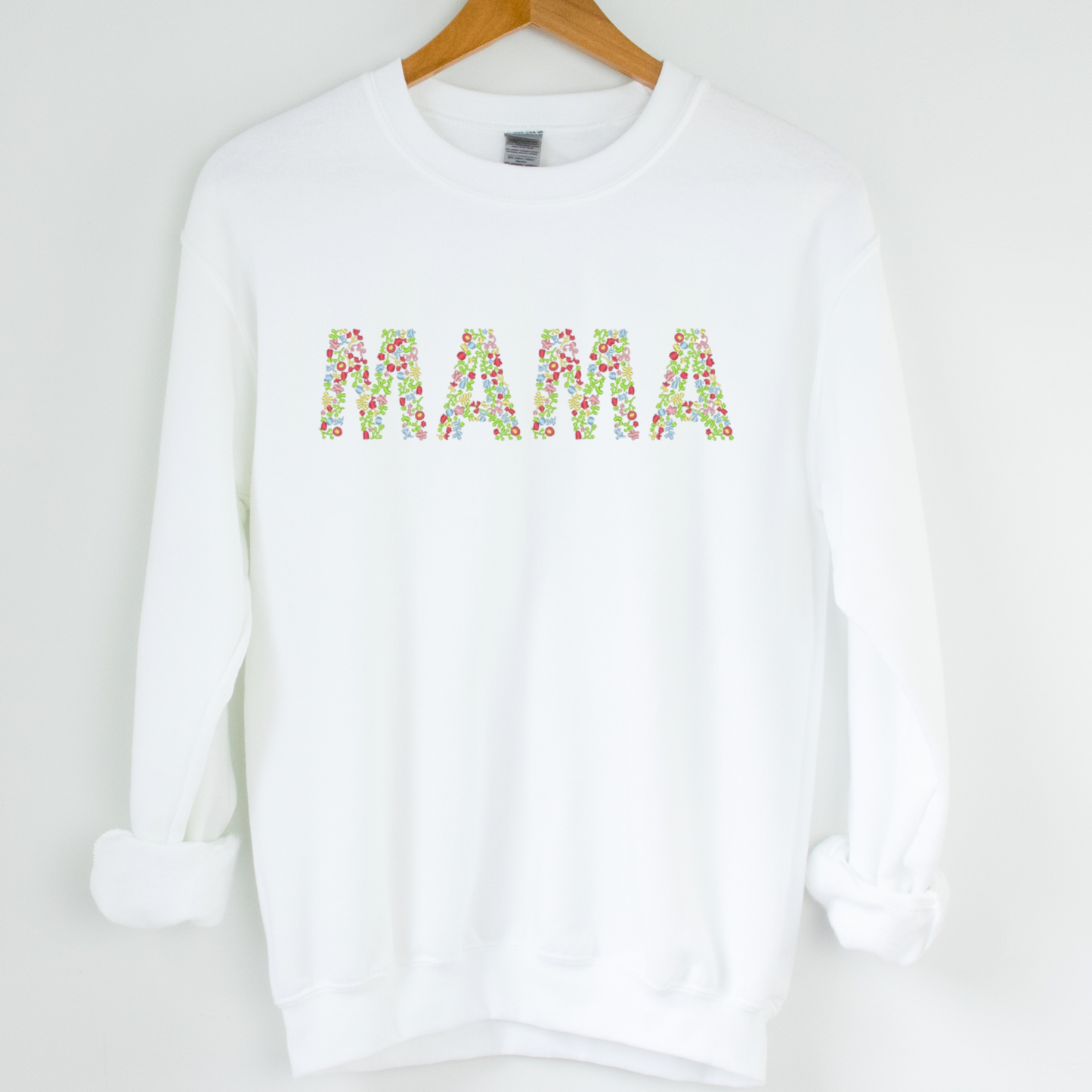 Floral Mama Embroidered Sweatshirt - MUDBUGSBTQ