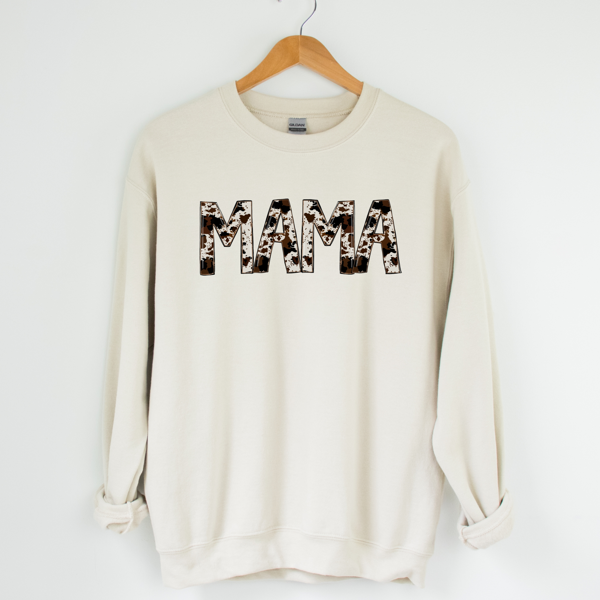 Cowhide Mama Sweatshirt - MUDBUGSBTQ