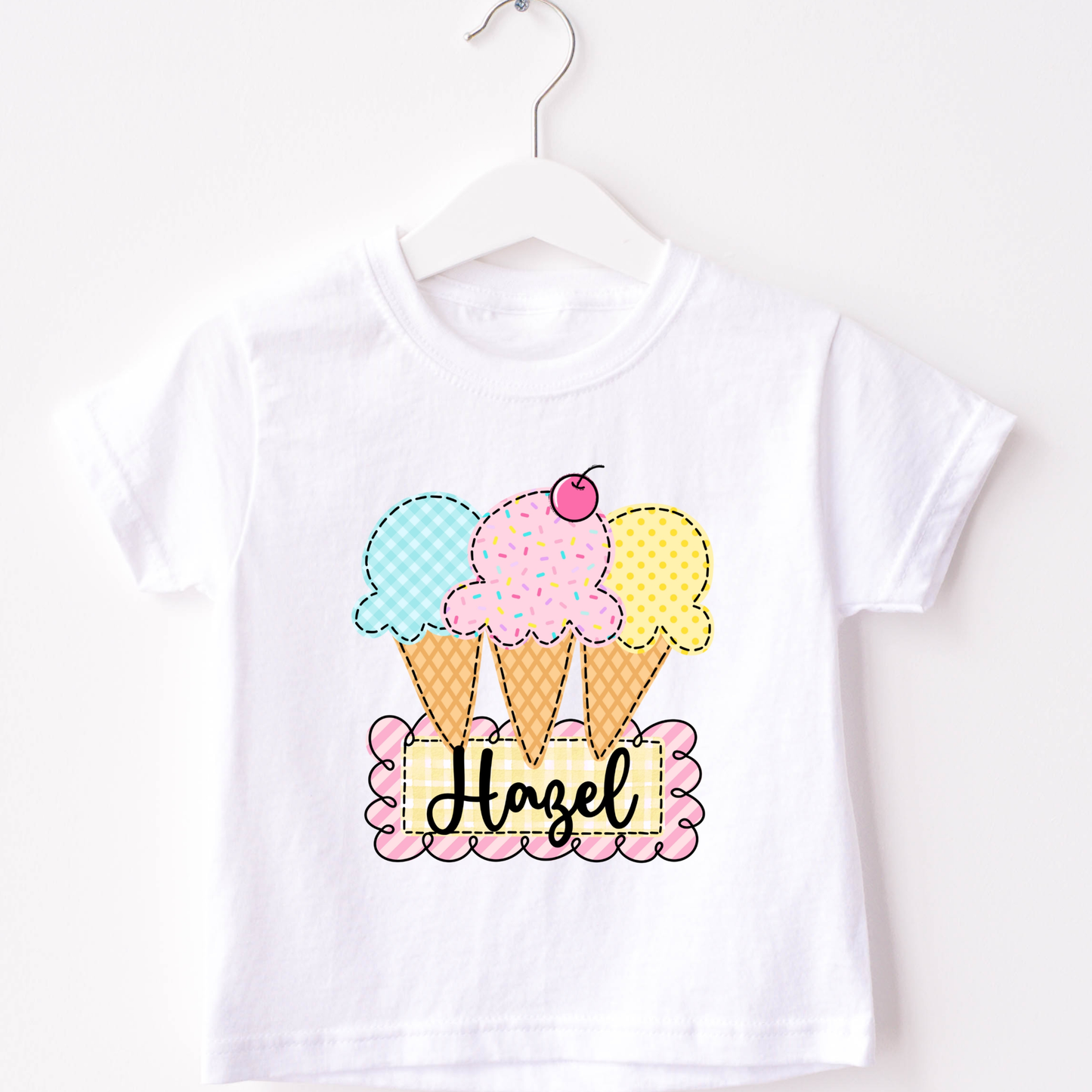 Ice Cream Name Shirt - MUDBUGSBTQ