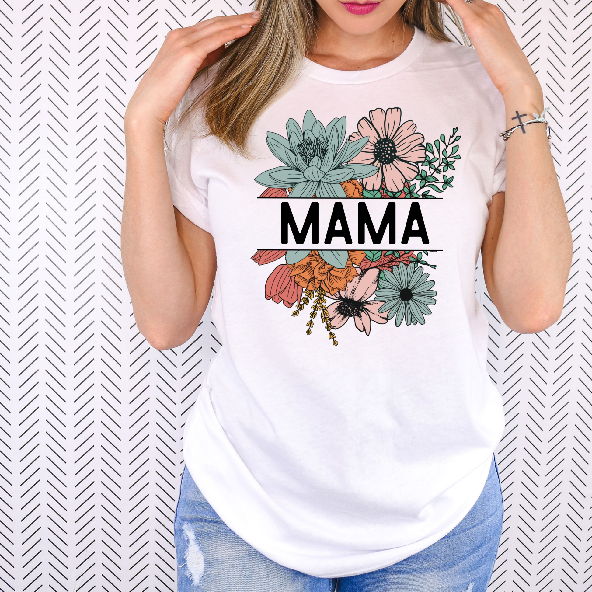 Floral Mama Shirt - MUDBUGSBTQ