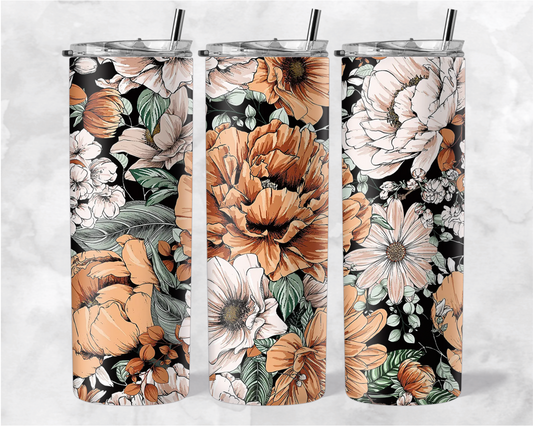 Boho Flower Tumbler - MUDBUGSBTQ