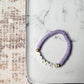 Tigers Heishi Bracelet - LSU Beaded Bracelet - Tigers Beaded Bracelet - Stacked Bracelet - MUDBUGSBTQ
