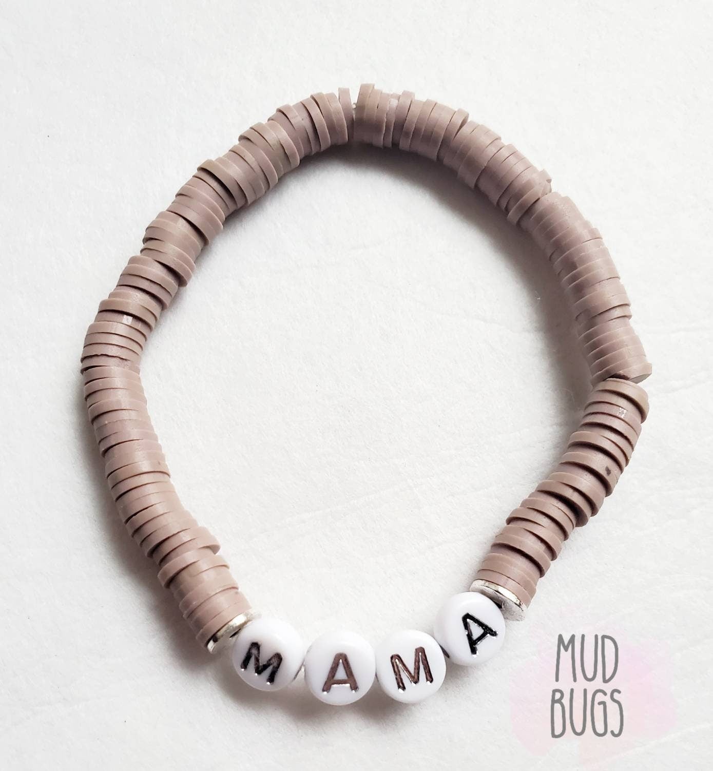 Mama Heishi Bracelet - Stacked Beaded Bracelet - Christmas Beaded Bracelet- Christmas Gift - MUDBUGSBTQ