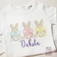 Girls Easter Shirt - Easter Bunny Shirt - Easter Onesie - Easter Carrot Shirt - Easter Vintage Shirt - Vintage Bunny Shirt - MUDBUGSBTQ