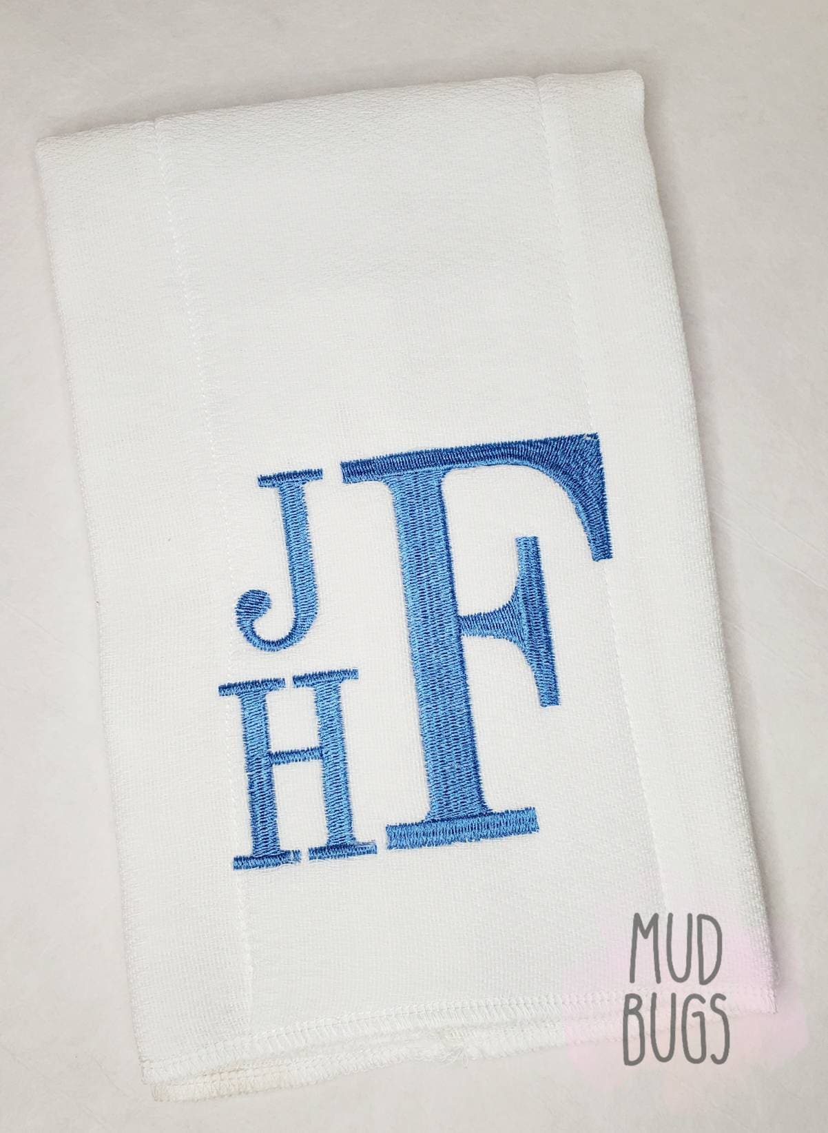 Personalized Burp Cloth - MUDBUGSBTQ